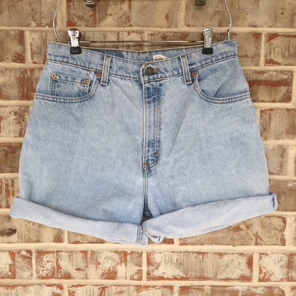 Levi's Pants - Levi's 551 Vtg. Mom Jean Rolled Denim Shorts 12